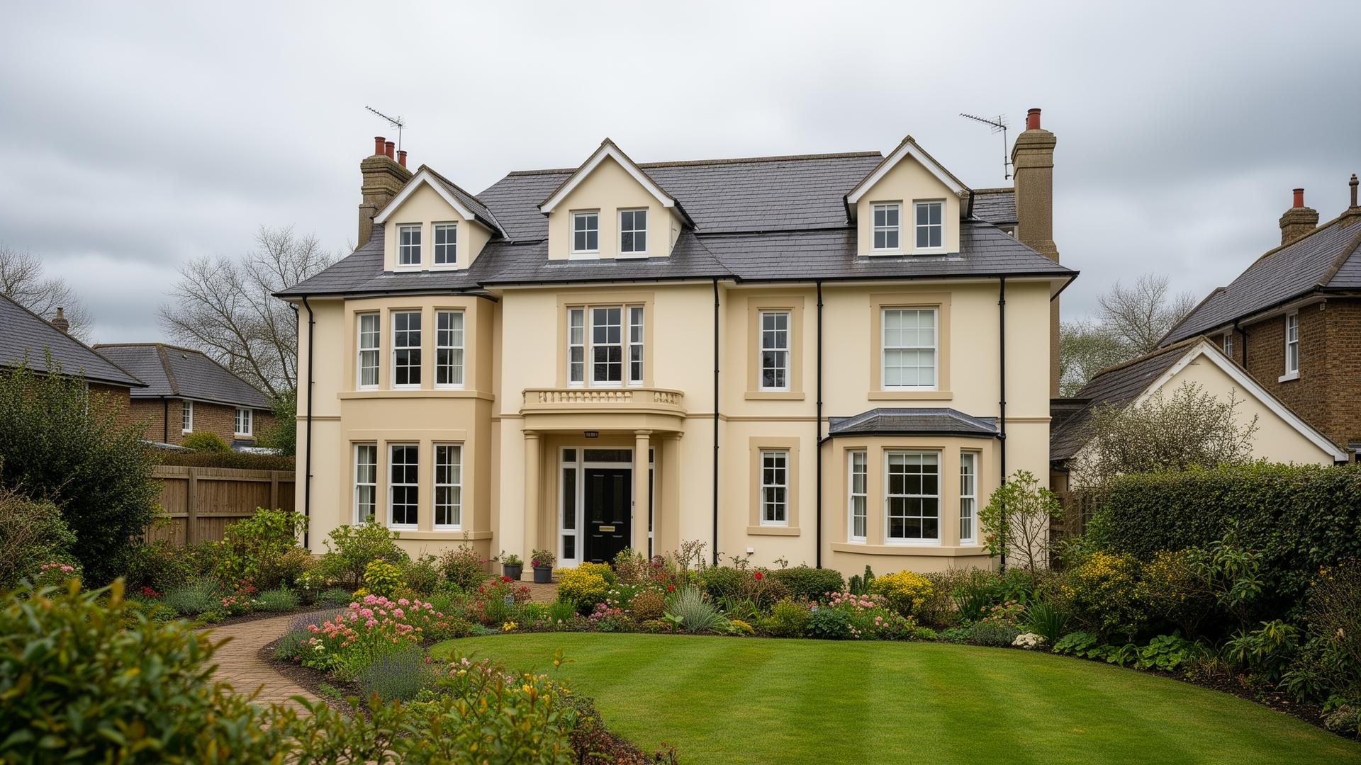 Modern Home Coloured Finish